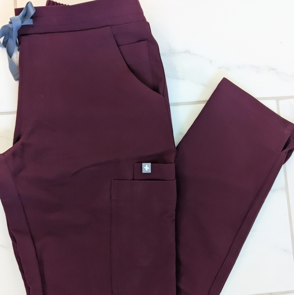FIGS Yola XXS Burgundy NWT